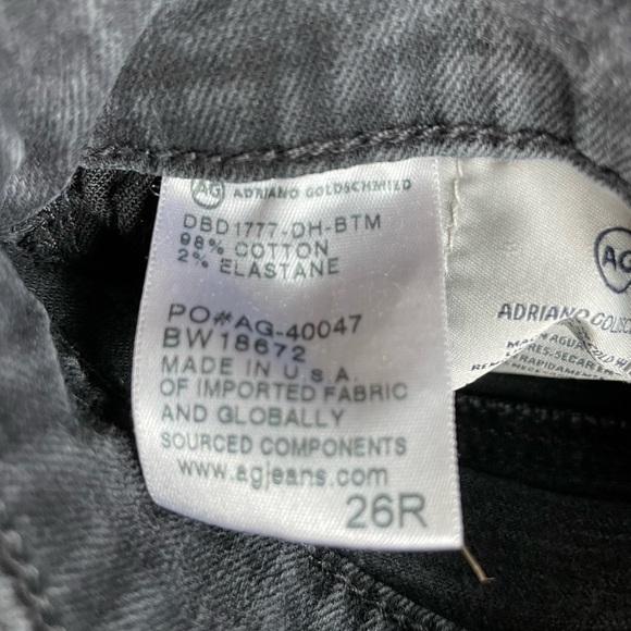 AG Adriano Goldschmeid, The Farrah Skinny Ankle, High Rise, size 26 - Picture 4 of 12